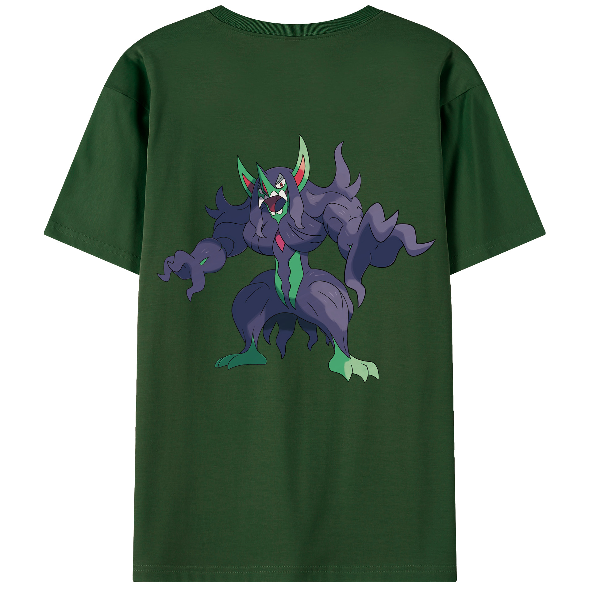 （画像用） ポケットモンスター Pokémon 綿100％半袖Tシャツ（背面プリント）